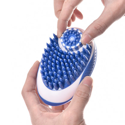 2-in-1 Haustier Badebürste – Kamm & Massagebürste für Hunde & Katzen