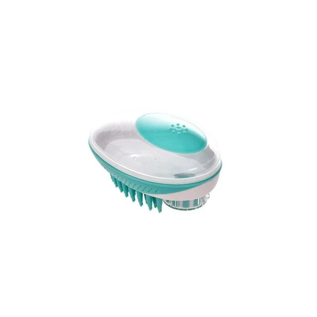 2-in-1 Haustier Badebürste – Kamm & Massagebürste für Hunde & Katzen